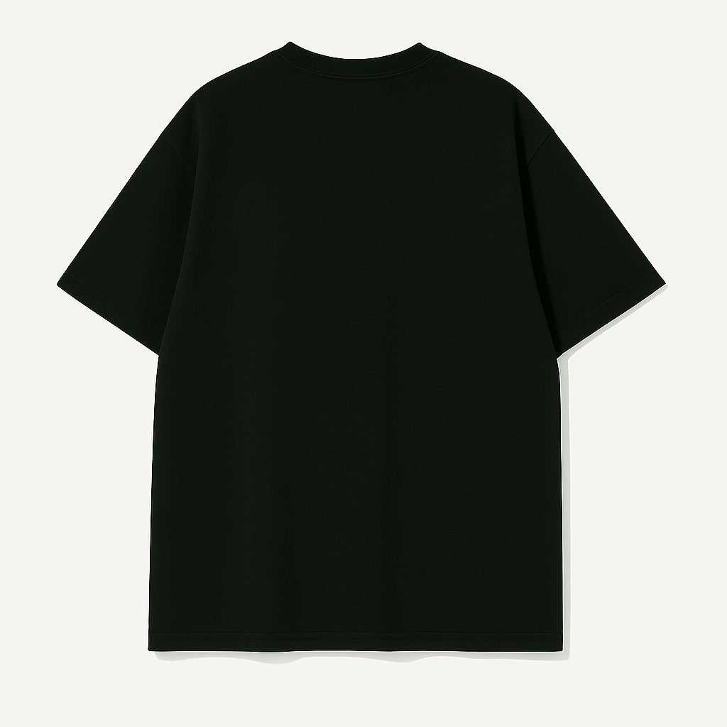 APPETENCE Black Over Size T-Shirt