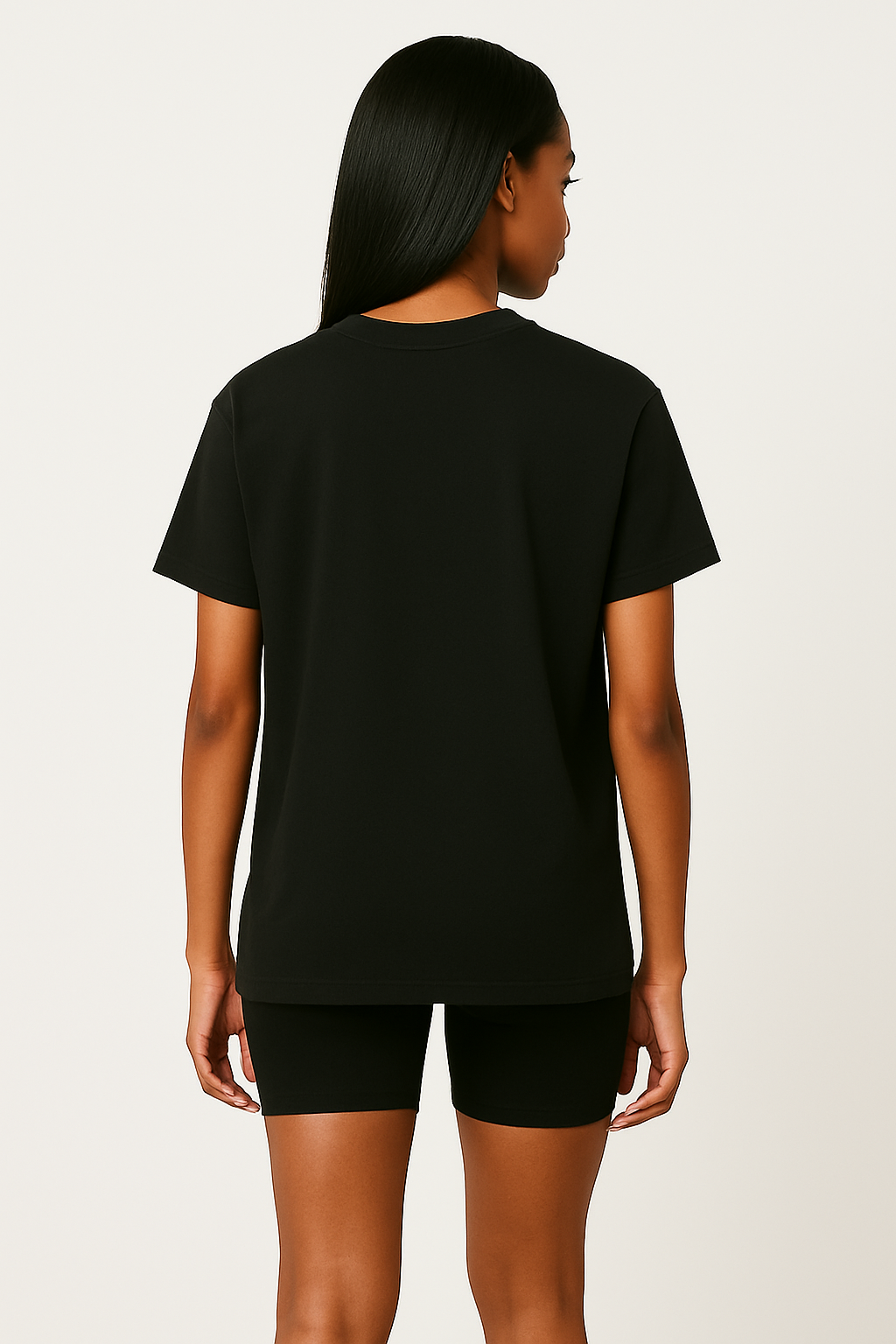 APPETENCE Black Over Size T-Shirt