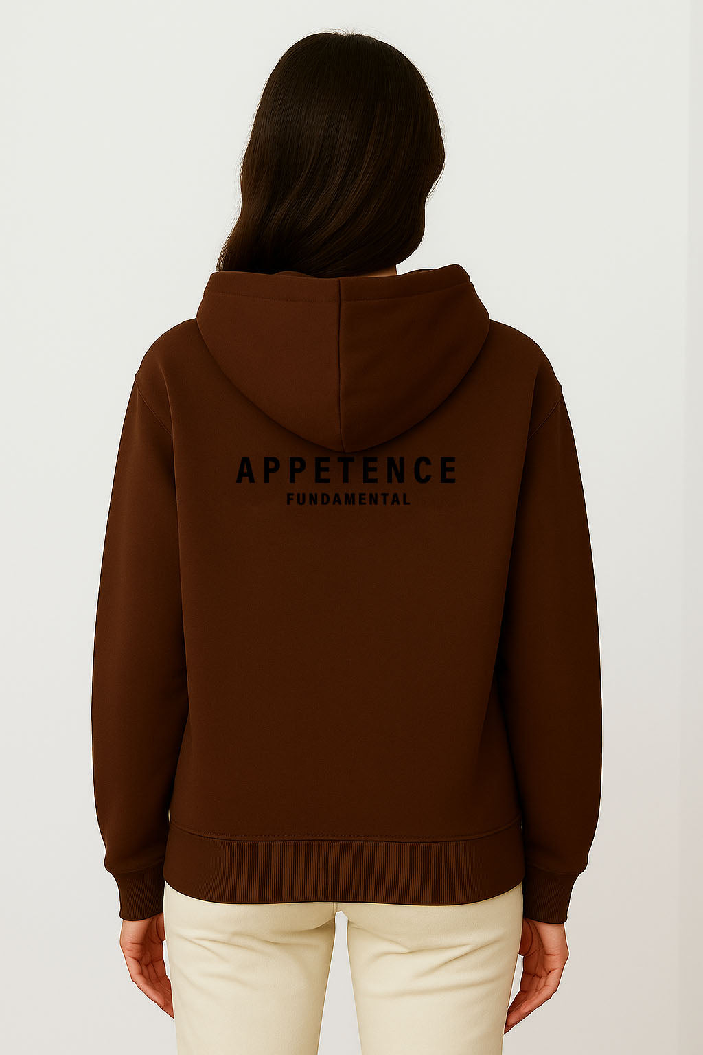 APPETENCE Brown Black out Hoodie