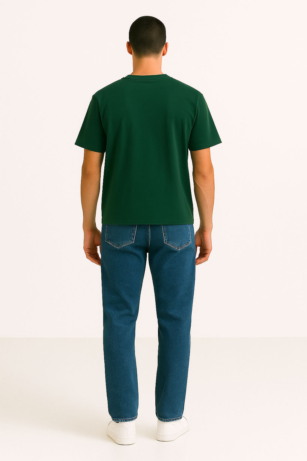 APPETENCE Green Over Size T-Shirt