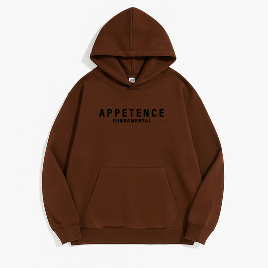 APPETENCE Brown Black out Hoodie