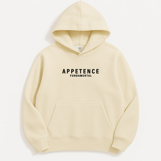 APPETENCE Cream Black out Hoodie