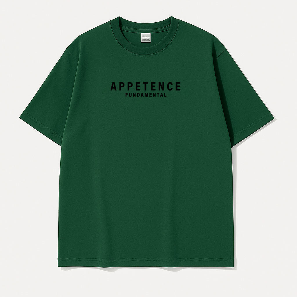 APPETENCE Green Over Size T-Shirt